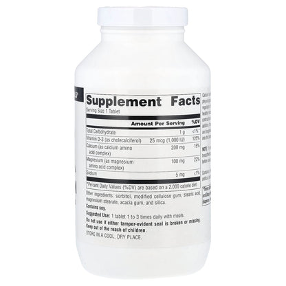 Source Naturals Calcium & Magnesium with Vitamin D-3, 250 Tablets - view 2