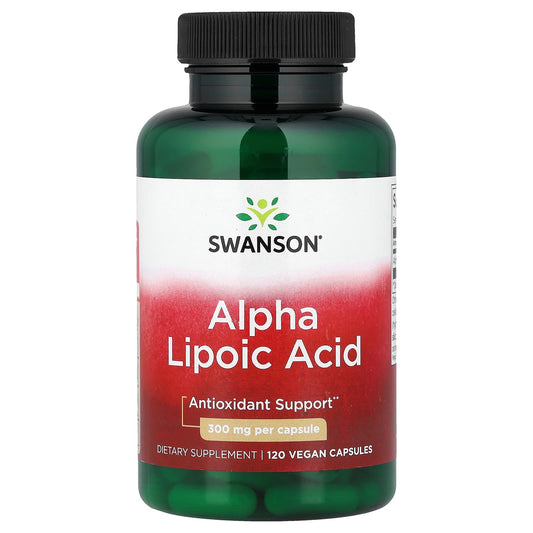 Swanson Vitamins Alpha Lipoic Acid, 300 mg, 120 Capsules