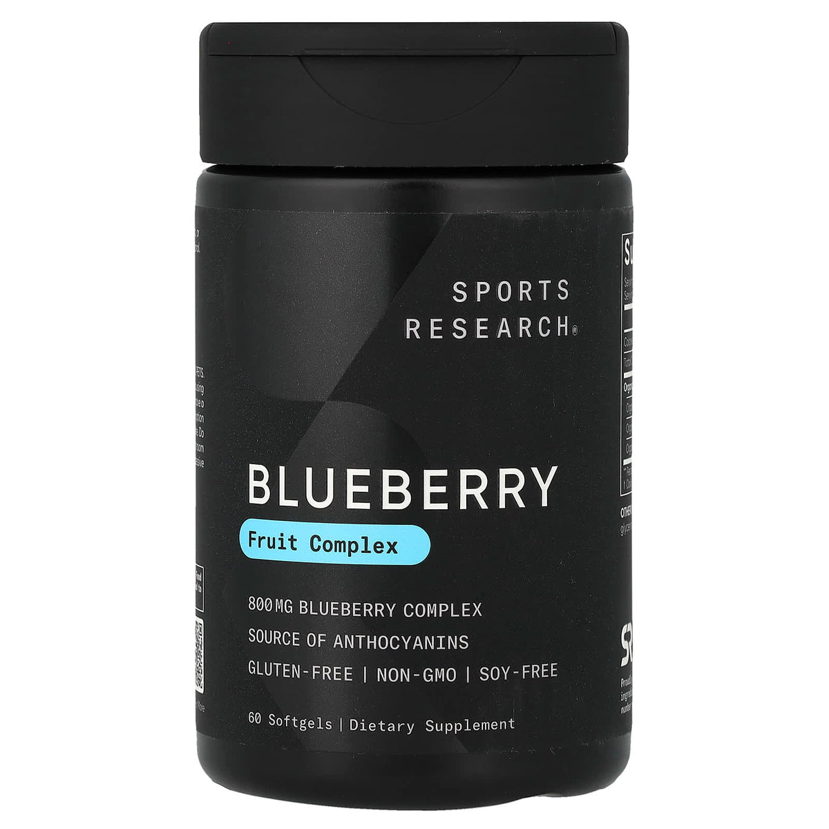 Sports Research Blueberry Fruit Complex, 60 Softgels — product view