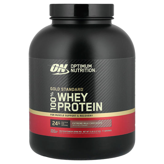 Optimum Nutrition Gold Standard 100% Whey, Extreme Milk Chocolate, 2.27 kg
