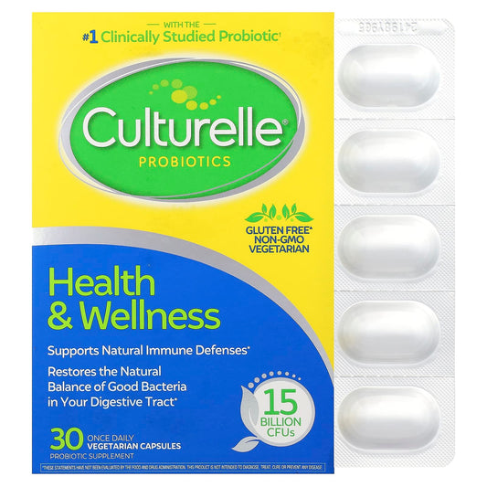 Culturelle Probiotics, 50 mg (15 Billion CFUs), 30 Vegetarian Capsules