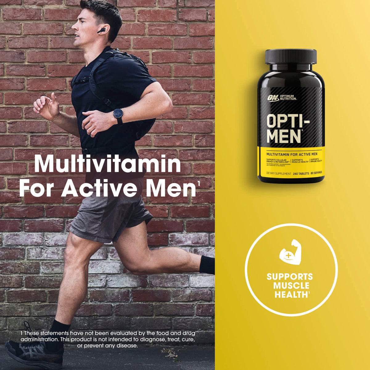 Optimum Nutrition Opti-Men Multivitamin for Active Men 240 Tablets - view 5