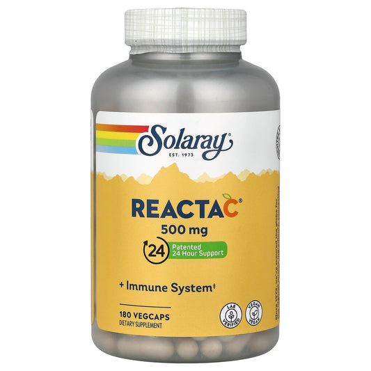 Solaray Reacta-C Vitamin C, 180 VegCaps