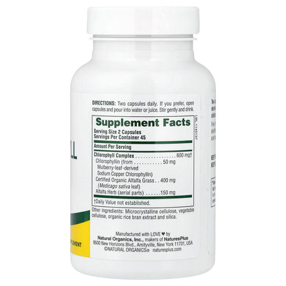 NaturesPlus Chlorophyll Complex, 90 Capsules - view 2