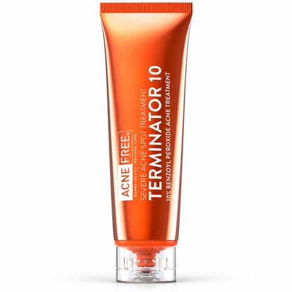 AcneFree Terminator 10 Acne Spot Treatment 10% Benzoyl Peroxide 1 oz