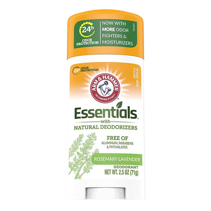 ARM & HAMMER Essentials Natural Deodorant Fresh 2.50 Oz (Pack of 4)
