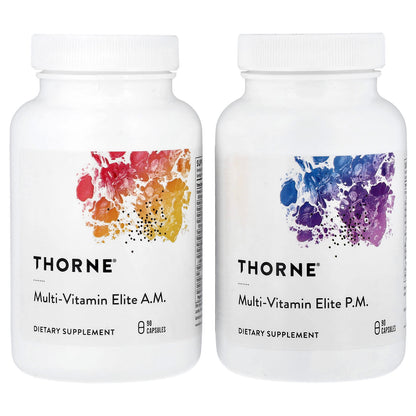 Thorne Multi-Vitamin Elite A.M. & P.M., 2 Bottles, 90 Capsules Each - view 3