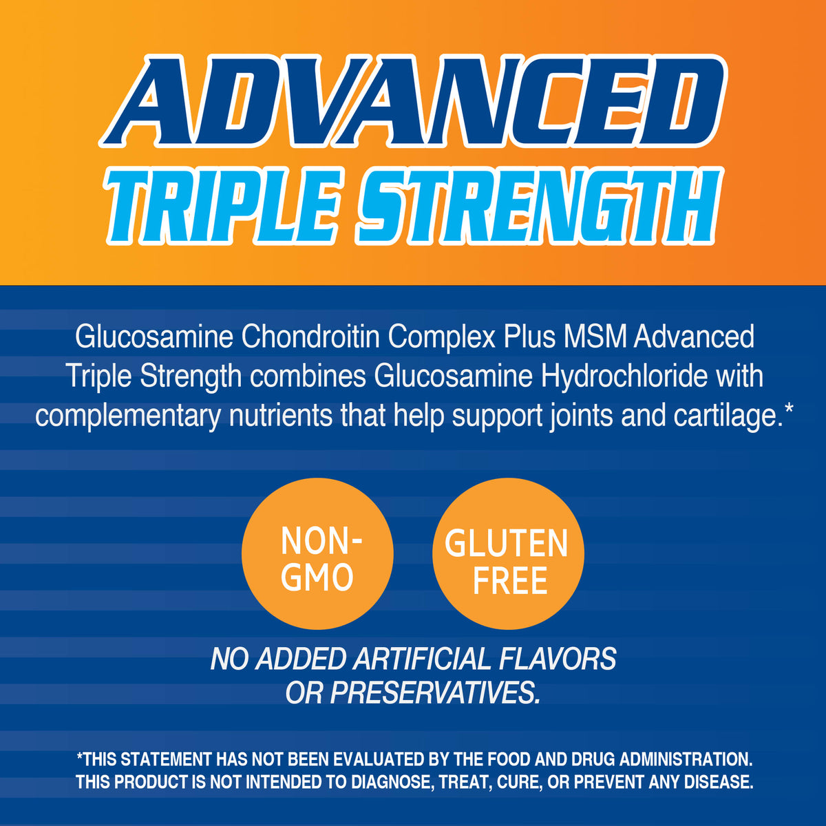 21st Century Glucosamine Chondroitin MSM, Advanced Triple Strength, 120 Tablets - view 5