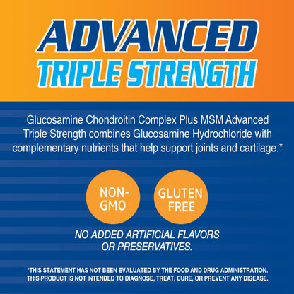 21st Century Glucosamine Chondroitin MSM, Advanced Triple Strength, 120 Tablets - view 5