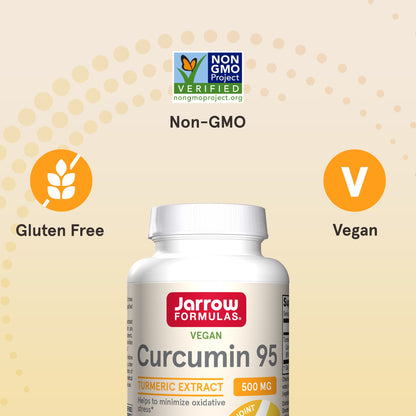 Jarrow Formulas Curcumin 95 Turmeric Extract, 500 mg, 60 Veggie Capsules - view 5