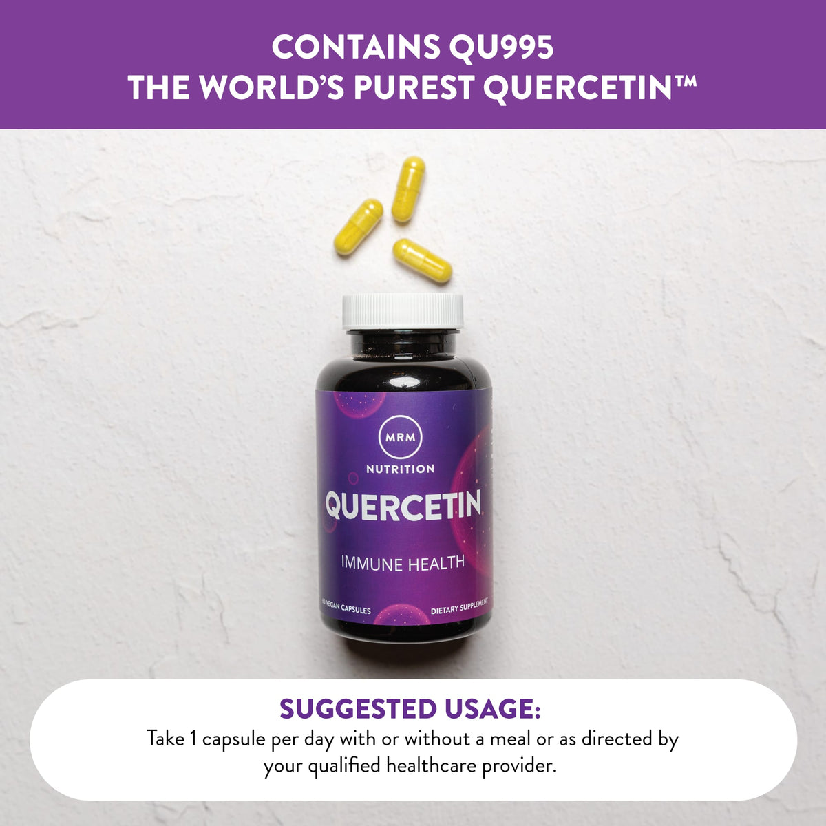 MRM Nutrition Quercetin, 60 Vegan Capsules (500 mg per Capsule) - view 5