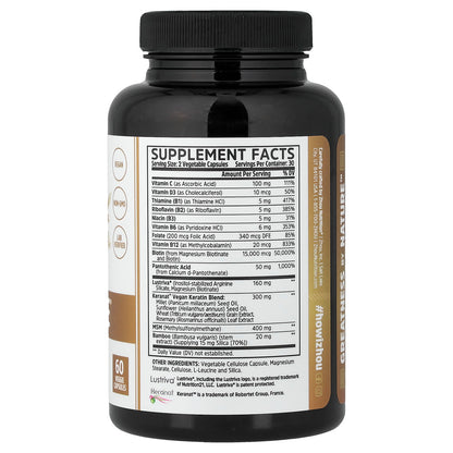 Zhou Nutrition Hairfluence, 60 Veggie Capsules - view 2