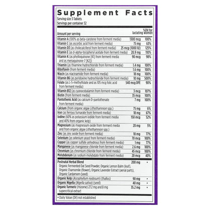 New Chapter Perfect Postnatal Multivitamin, 96 Vegetarian Tablets - view 2