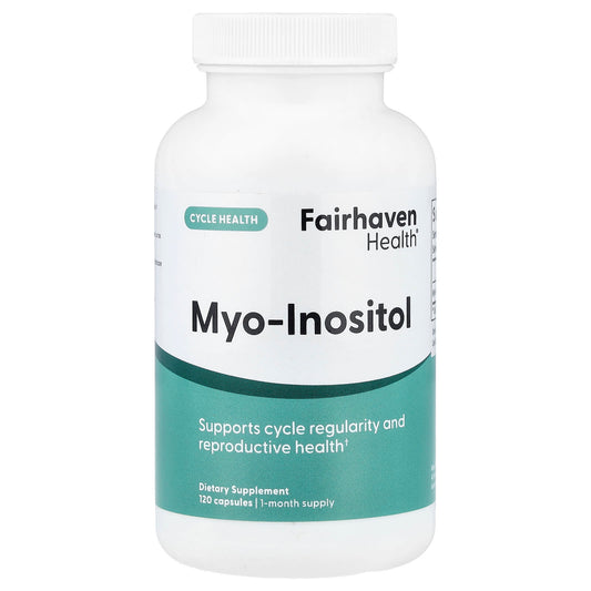 Fairhaven Health Myo-Inositol 120 Capsules (500 mg per Capsule)