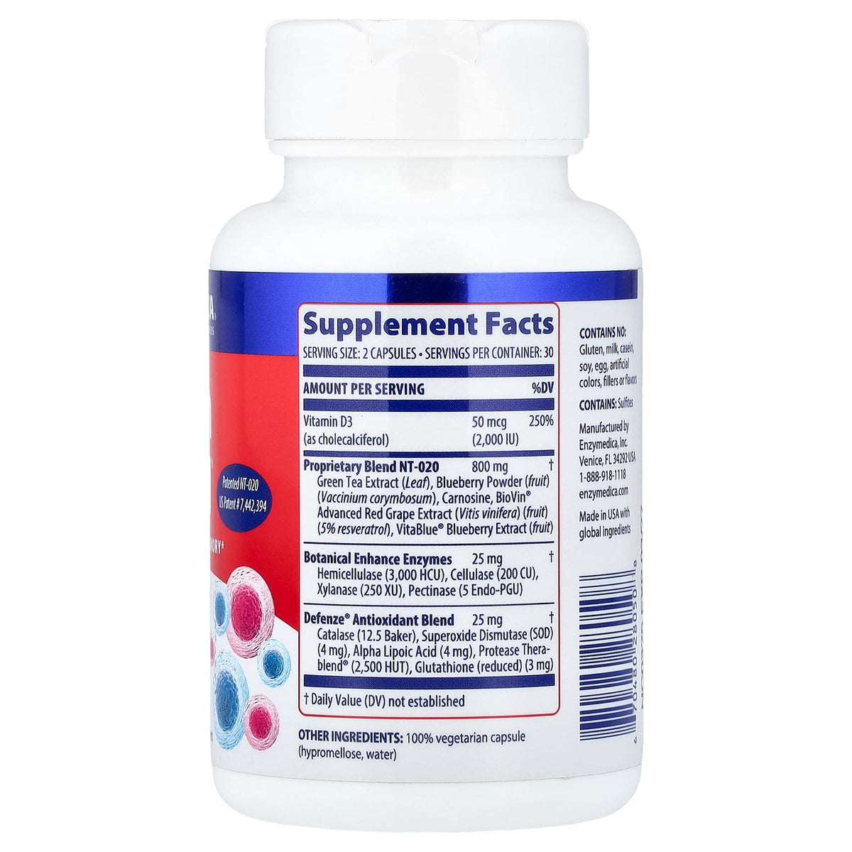 Enzymedica Stem XCell, 60 Capsules - view 2