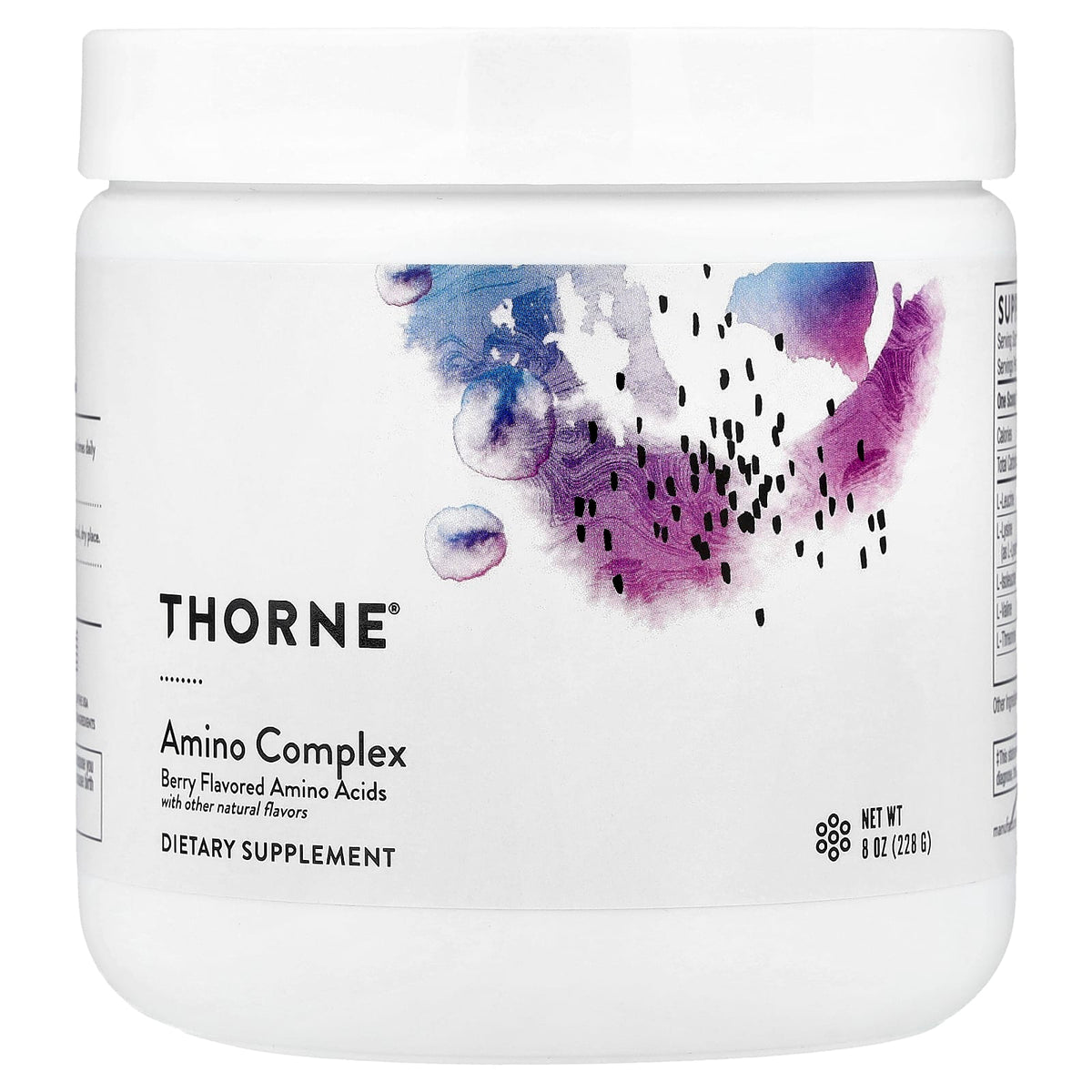 Thorne Amino Complex Berry Powder, 228 g (8 oz) — product view