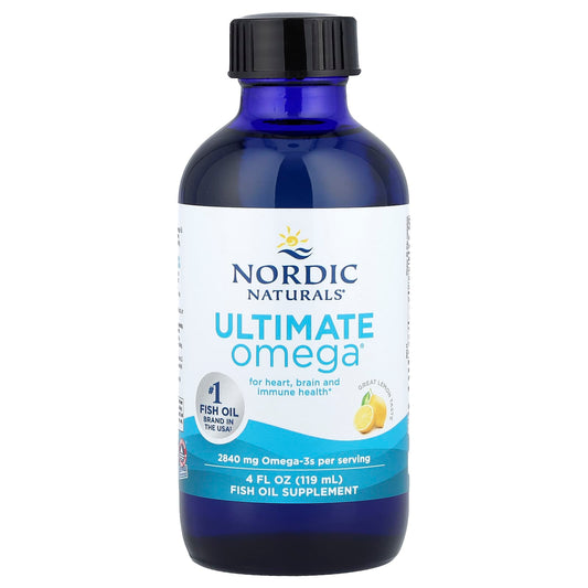 Nordic Naturals Ultimate Omega, Lemon, 119 ml (4 fl oz)