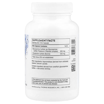 Thorne Glucosamine & Chondroitin, 90 Capsules - view 2