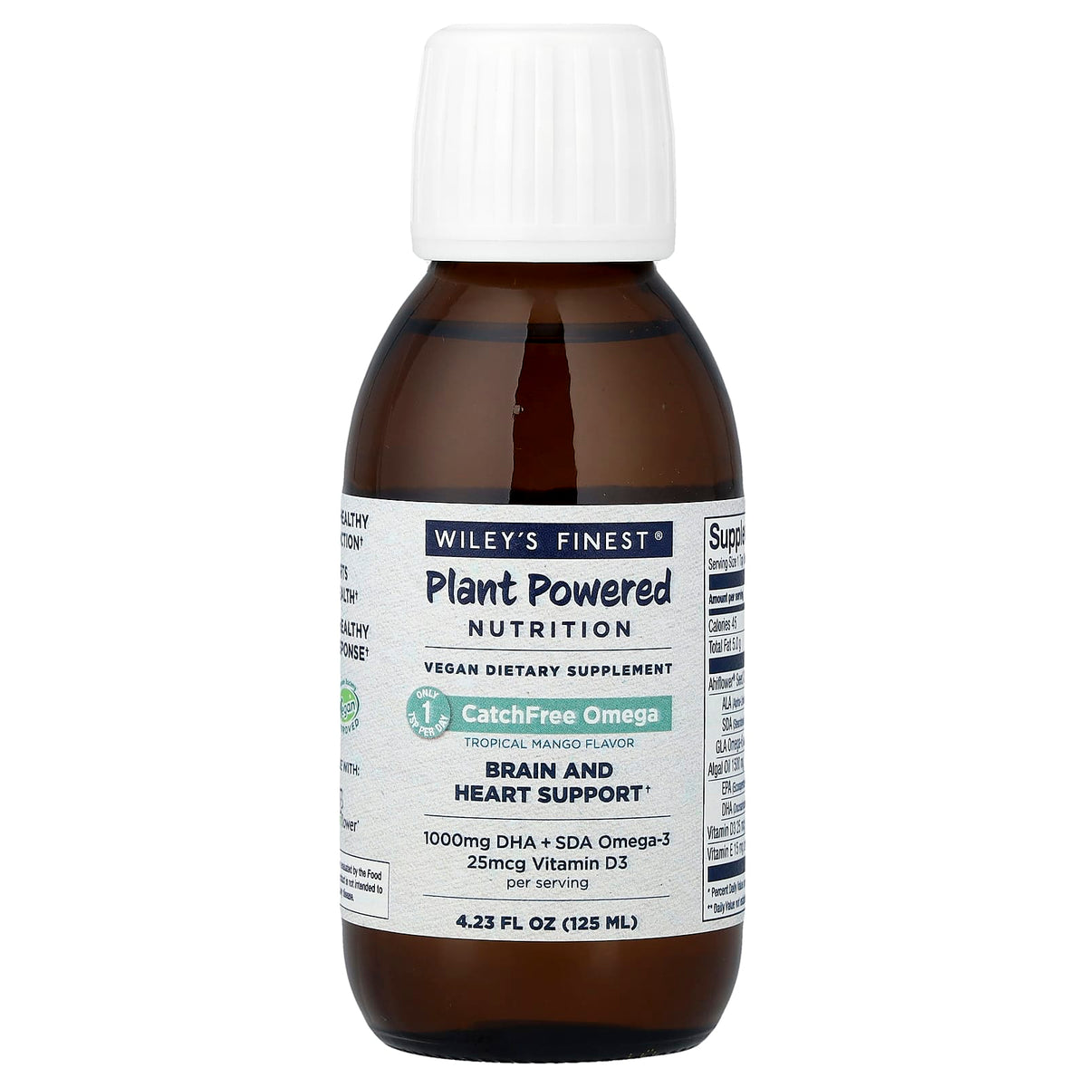 Wiley's Finest CatchFree Omega Liquid, Tropical Mango, 125 ml — product view