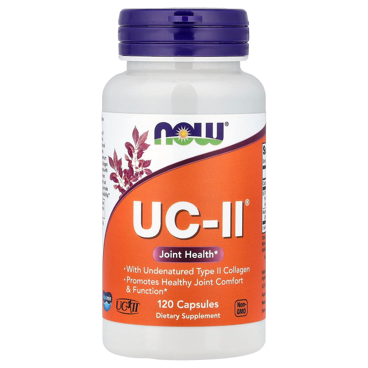 NOW Foods UC-II Undenatured Type II Collagen, 120 Capsules
