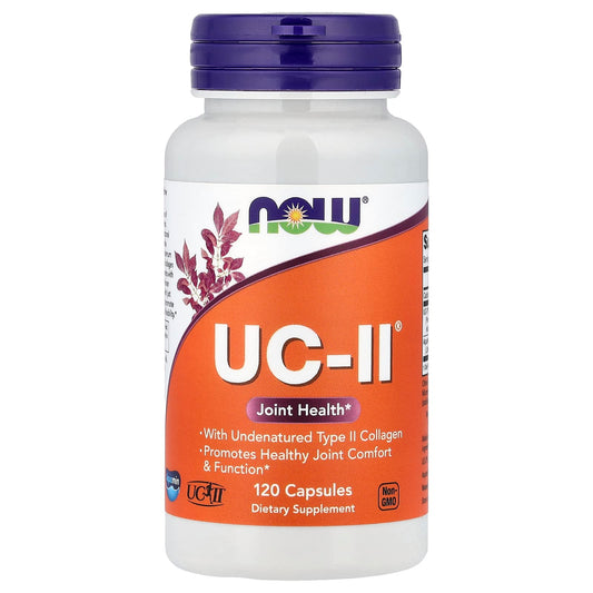 NOW Foods UC-II Undenatured Type II Collagen, 120 Capsules