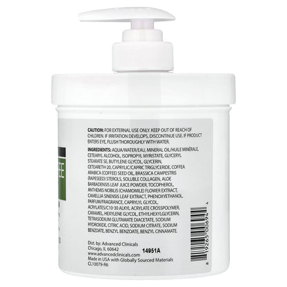 Advanced Clinicals Green Coffee Bean Oil Thermo-Firming Cream 454 g (16 oz) - view 2