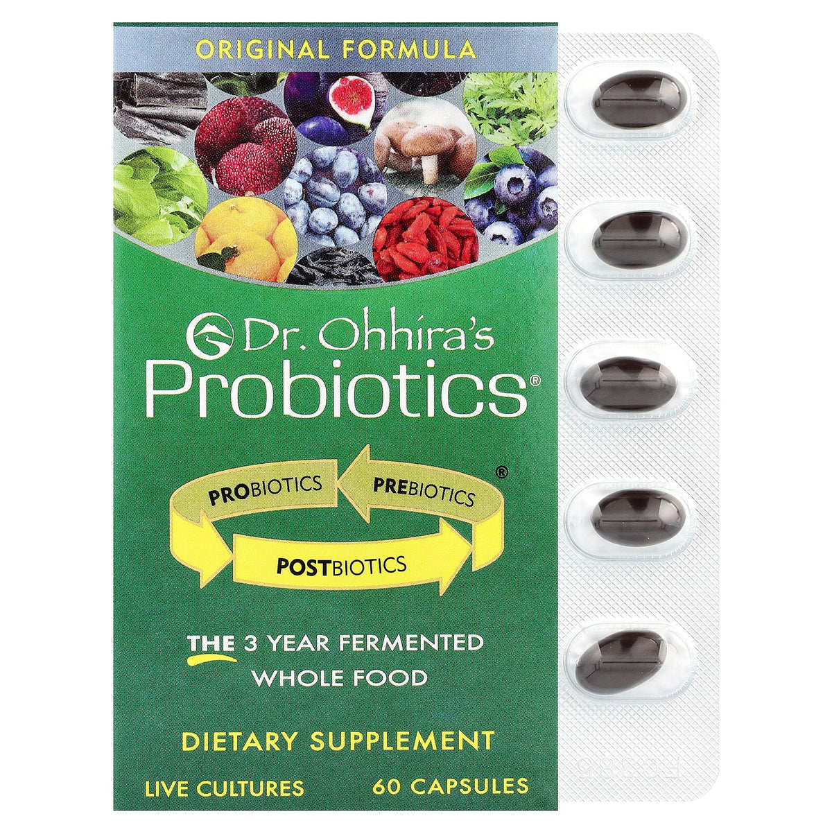 Dr. Ohhira's Probiotics Original Formula, 60 Capsules