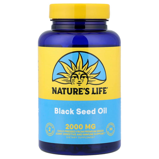 Nature's Life Black Seed Oil, 90 Softgels