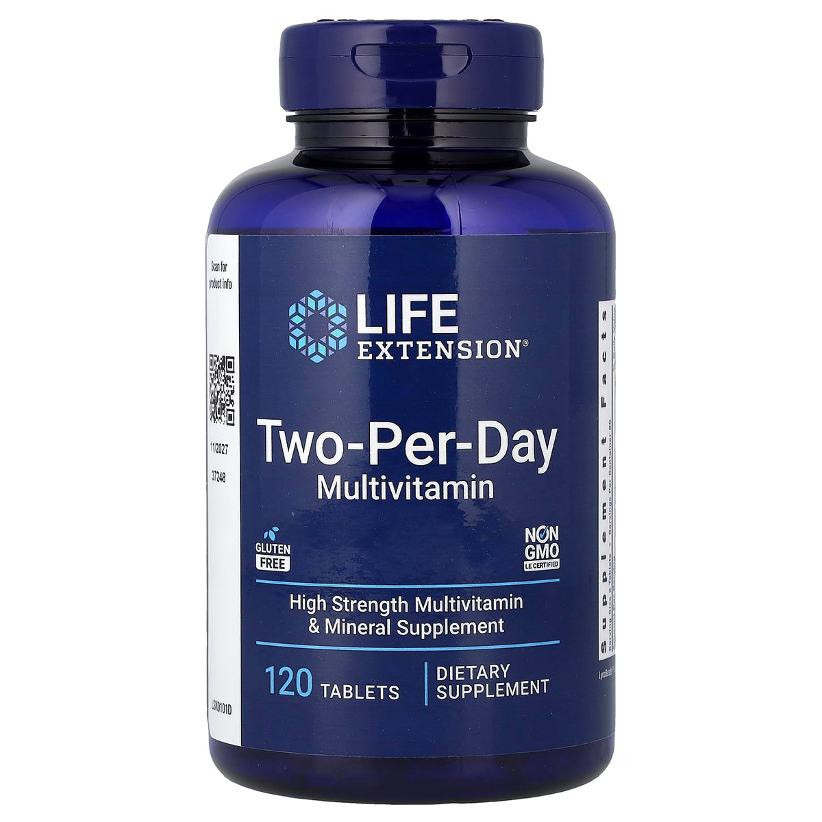 Life Extension Two-Per-Day Multivitamin, 120 Tablets — product view
