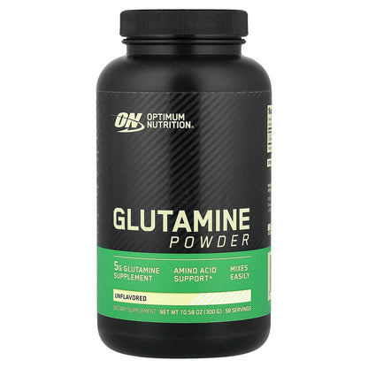 Optimum Nutrition Glutamine Powder, Unflavoured, 300 g (10.58 oz)