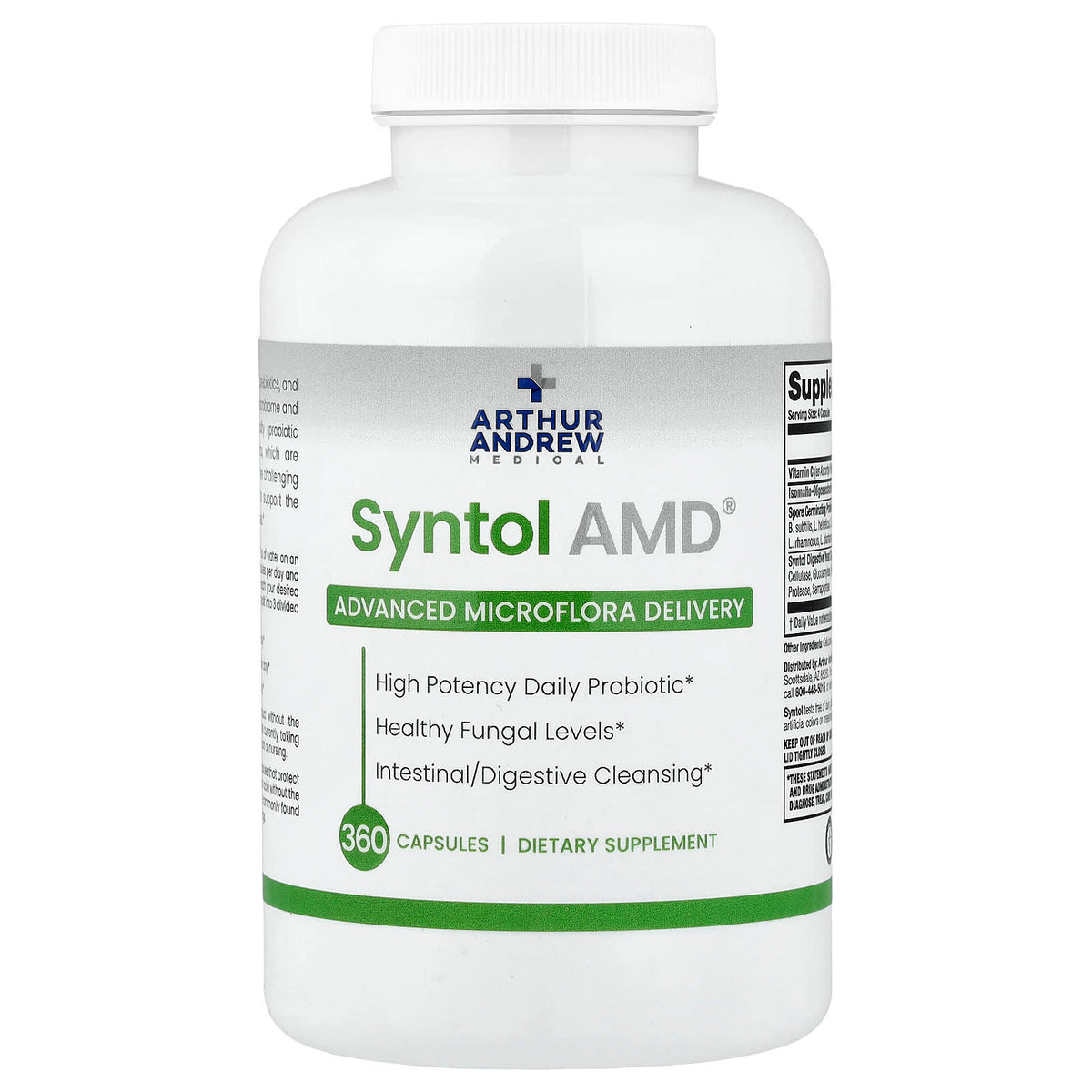 Arthur Andrew Medical Syntol AMD, 360 Capsules — product view
