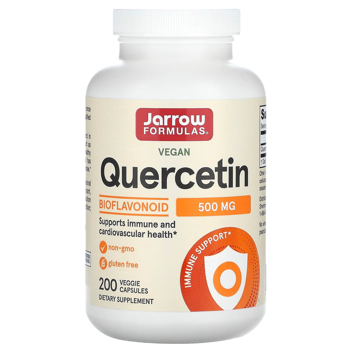 Jarrow Formulas Quercetin, 500 mg, 200 Veggie Capsules