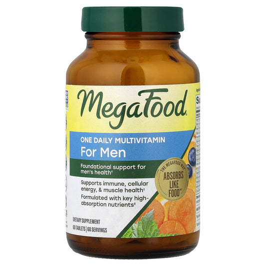 MegaFood One Daily Multivitamin For Men, 60 Tablets