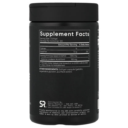 Sports Research Evening Primrose, 120 Softgels - view 2