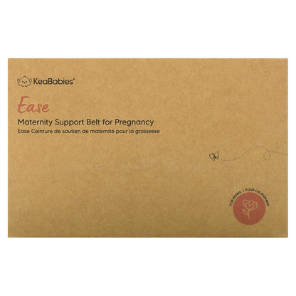 KeaBabies Ease Maternity Support Belt, Medium/Large, Midnight Black