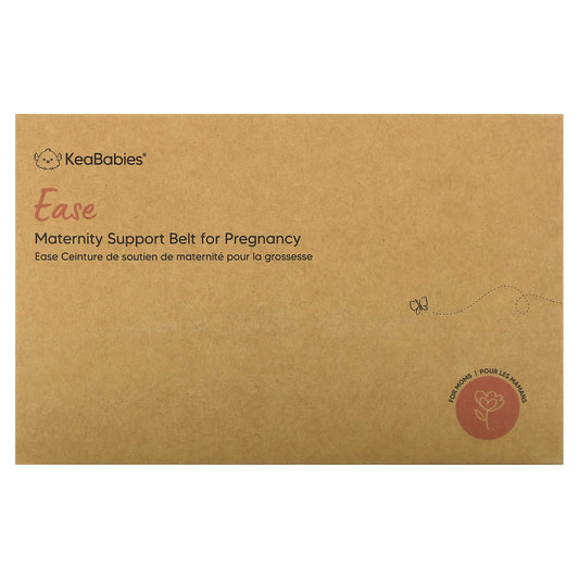 KeaBabies Ease Maternity Support Belt, Medium/Large, Midnight Black