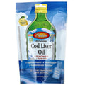Carlson Wild Norwegian Cod Liver Oil Natural Lemon 15 Liquid Packets