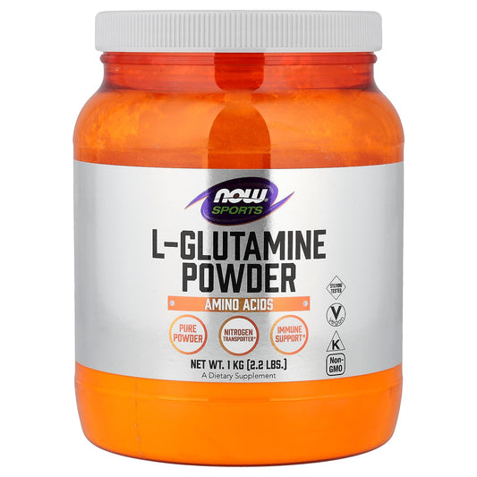 NOW Foods Sports L-Glutamine Powder, 1 kg (2.2 lb)
