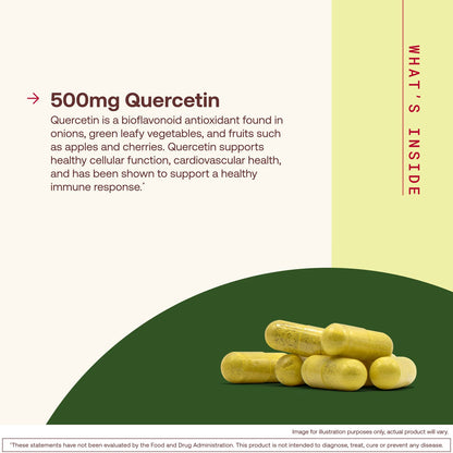 Jarrow Formulas Vegan Quercetin, 500 mg, 100 Veggie Capsules - view 3