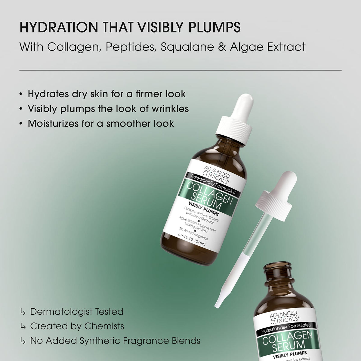 Advanced Clinicals Collagen Serum 52 ml (1.75 fl oz) - view 4