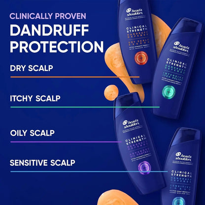 Head & Shoulders Clinical Dandruff Defense + Dry Scalp Rescue Shampoo 13.5 Oz Twin Pack