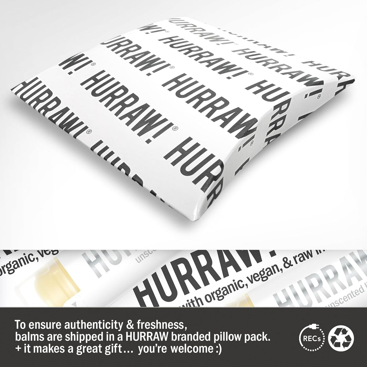 Hurraw! Unscented Lip Balm 4.8g - view 4