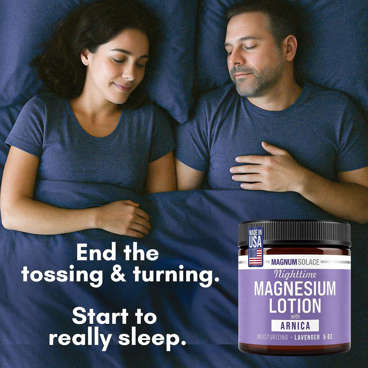 Magnum Solace Nighttime Magnesium Lotion with Arnica - view 4