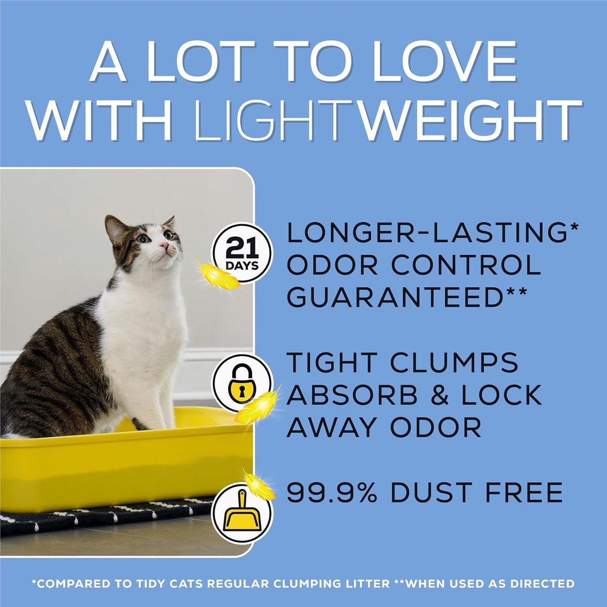 Purina Tidy Cats LightWeight 24/7 Performance Clumping Litter, 6 lb Jug - view 6