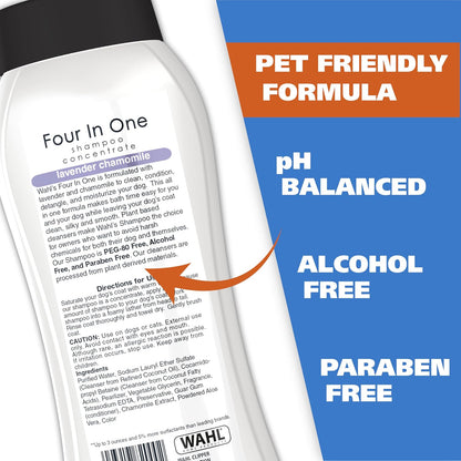 Wahl 4-in-1 Calming Dog Shampoo, Lavender Chamomile, 24 oz - view 3