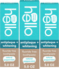 hello Antiplaque and Whitening Fluoride-Free Toothpaste, 142 g (5 oz), Pack of 3
