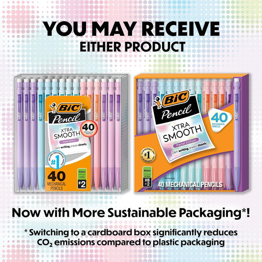 BIC Xtra-Smooth Mechanical Pencils - 0.7 mm Medium, 40 Count - view 2