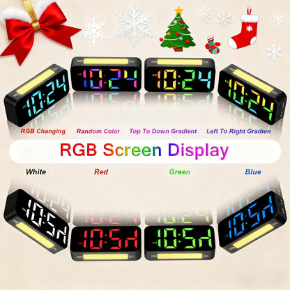 Topski Loud RGB Digital Alarm Clock with Night Light - view 3