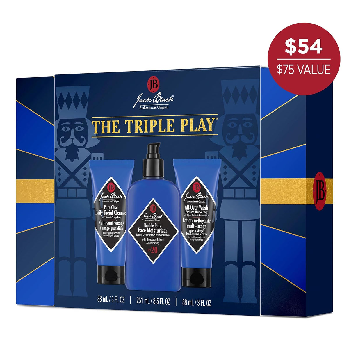 Jack Black Triple Play Men's Skin Care Set for Face — alternate product view