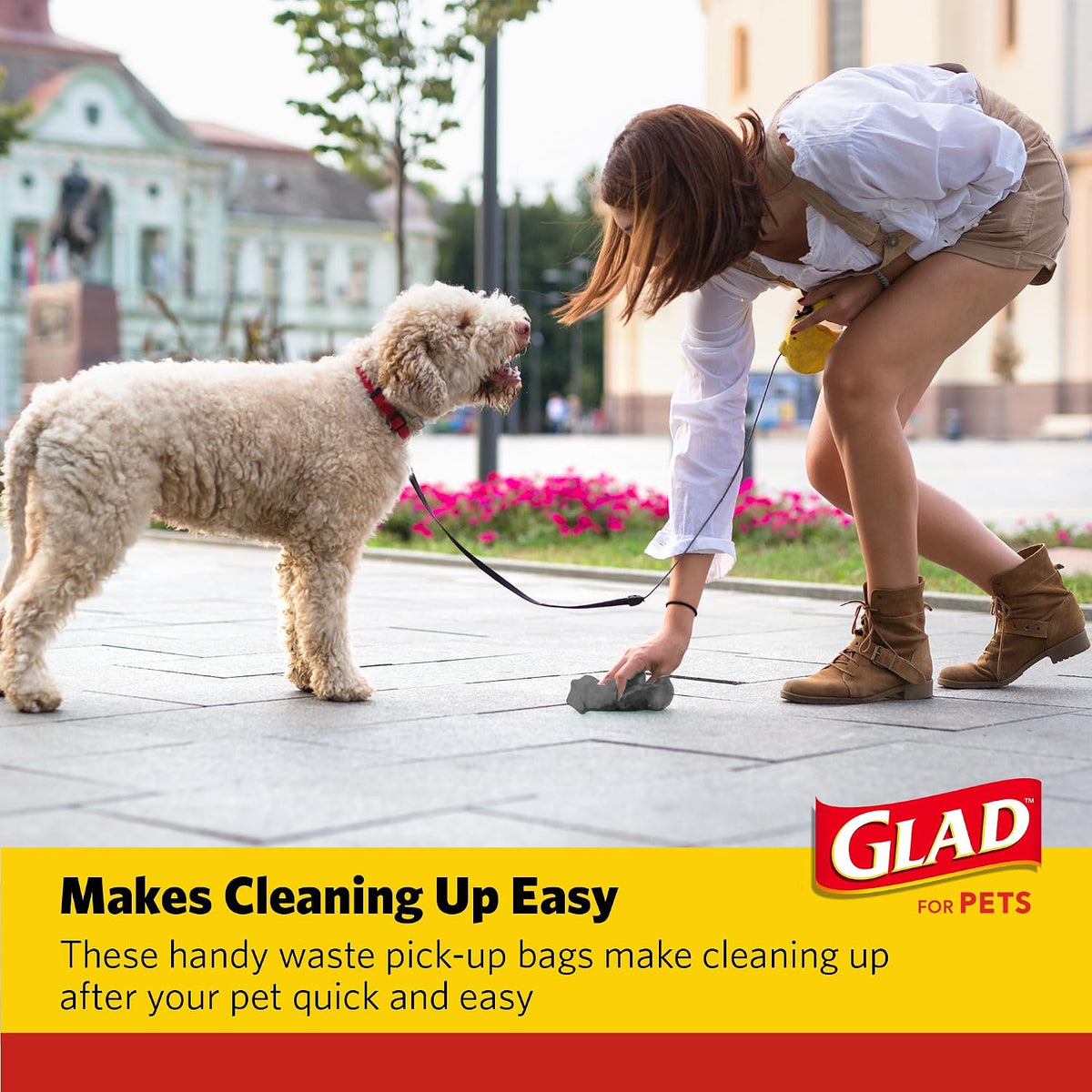 Glad for Pets Extra Large Scented Dog Poop Bags, Fresh Scent, 90 Count - view 4